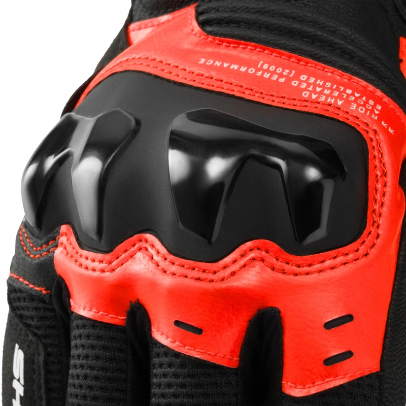 Gants de moto Shima Spark 3.0 rouge fluo