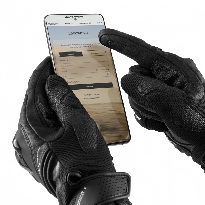 Gants de moto pour femme Shima Spark 3.0 noirs