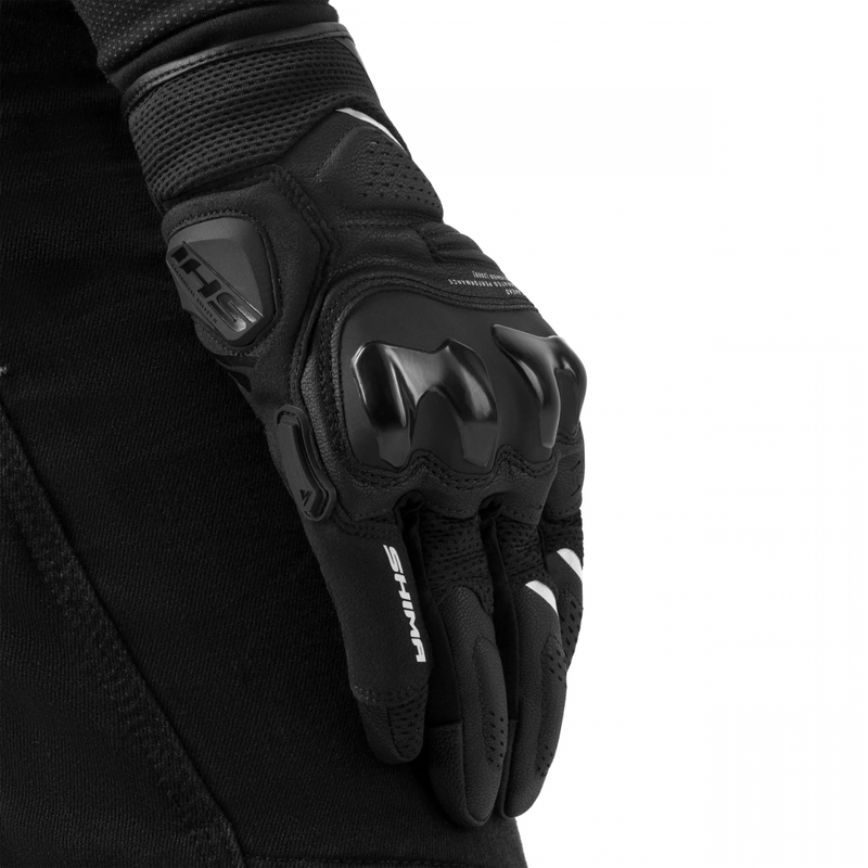 Gants de moto pour femmes Shima Spark 3.0 noir et blanc