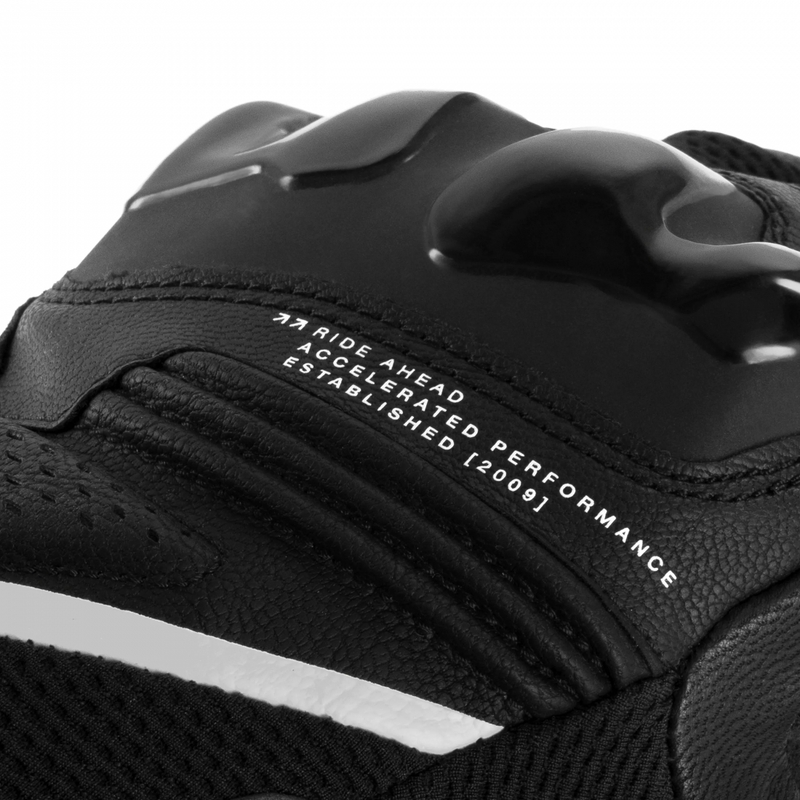 Gants de moto pour femmes Shima Spark 3.0 noir et blanc