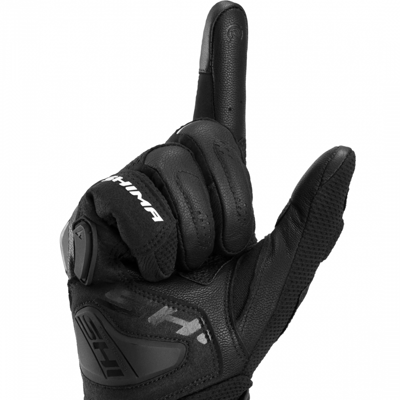 Gants de moto pour femmes Shima Spark 3.0 noir et blanc