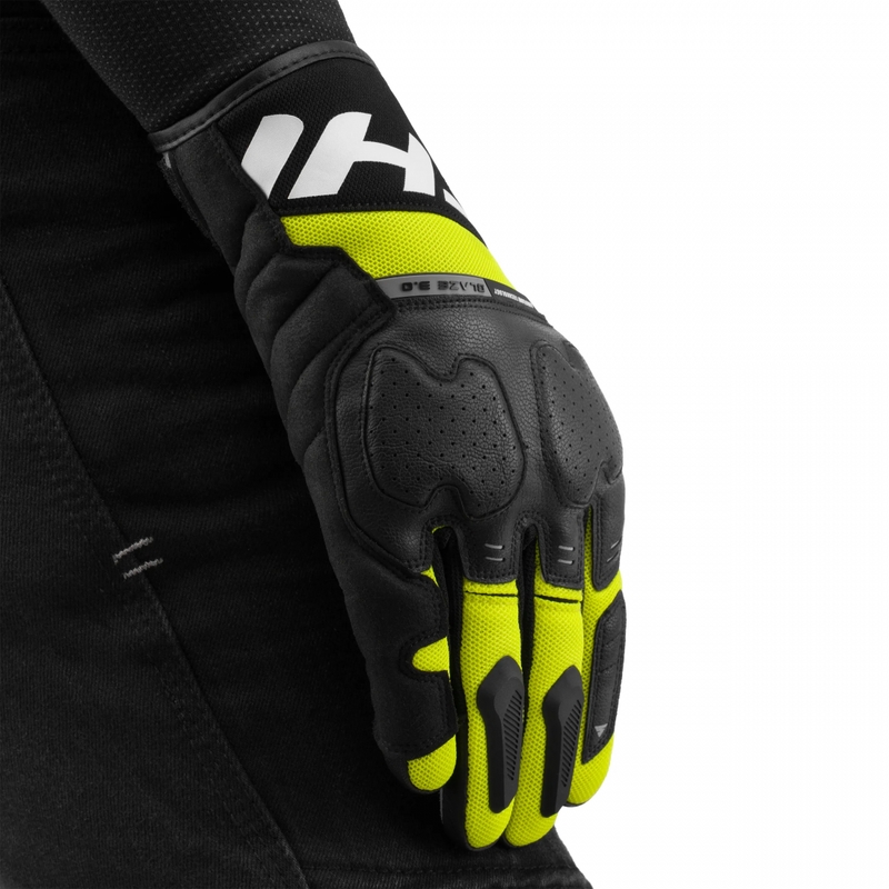 Gants de moto Shima Blaze 3.0 jaune fluo
