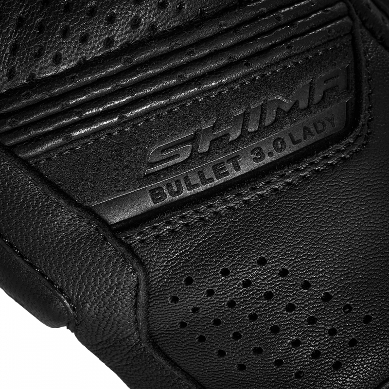Gants de moto pour femme Shima Bullet 3.0 noirs