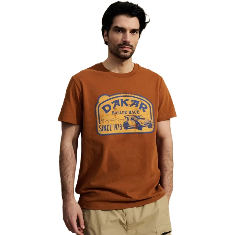 T-shirt marron Dakar Truck