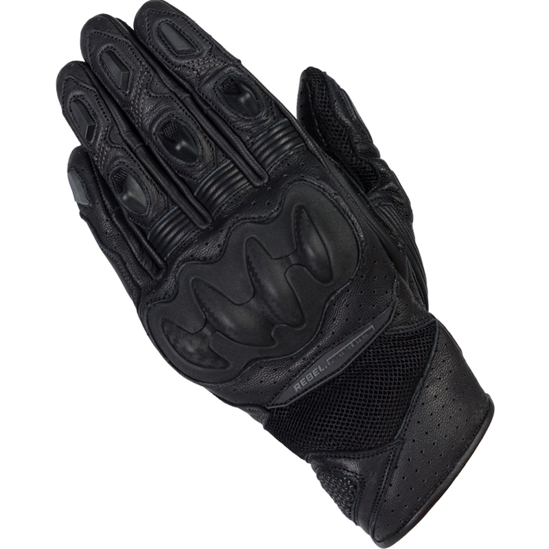Gants de moto Rebelhorn Flux II pour femme Noir
