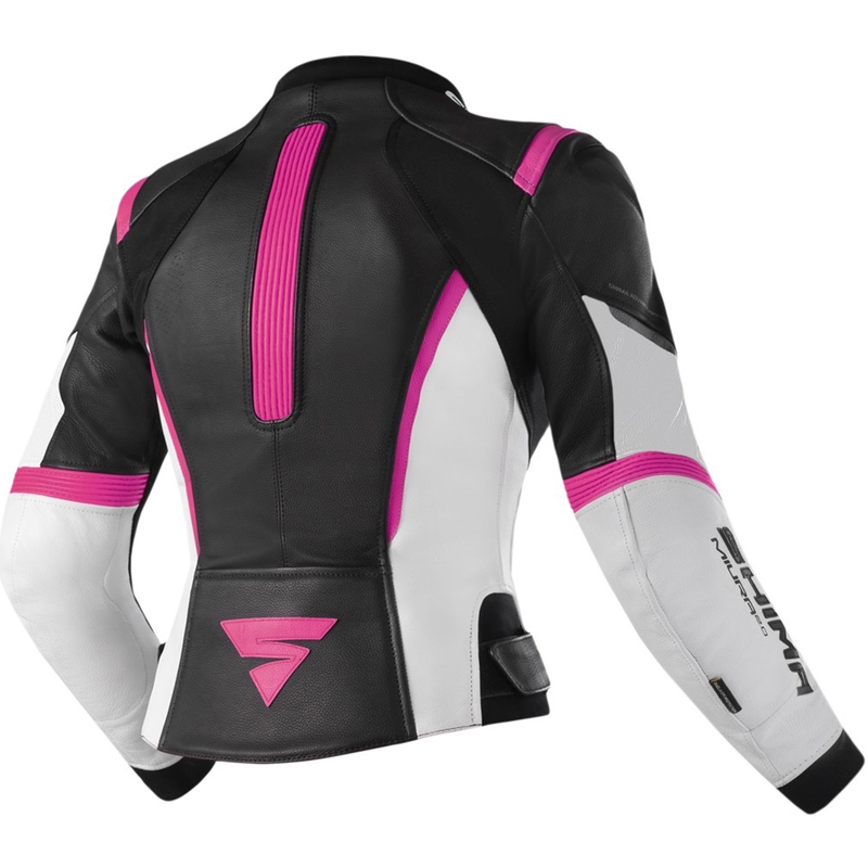 Veste de moto pour femme Shima Miura 2.0 noir-rose fluo