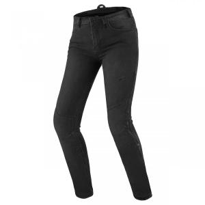 Jean moto long pour femme Shima Metro noir