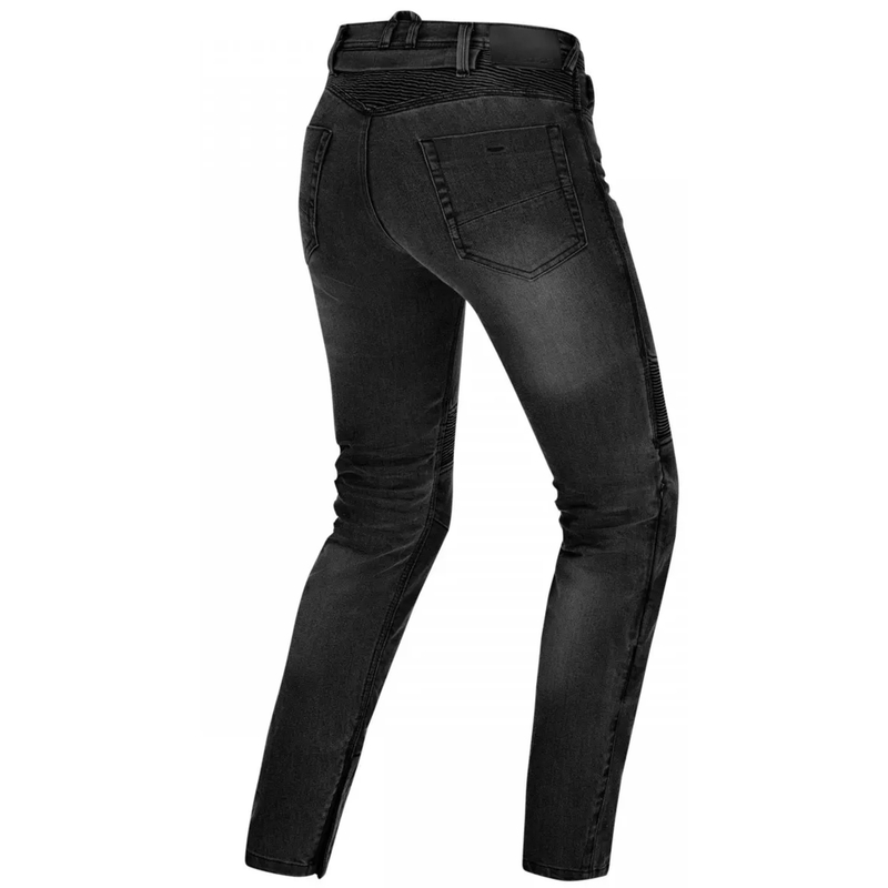 Jean moto long pour femme Shima Zenith noir