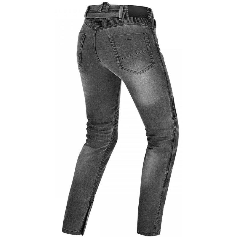 Jean moto long pour femme Shima Zenith gris
