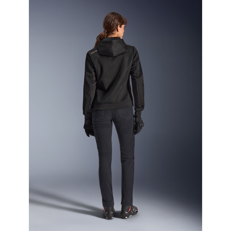 Blouson de moto Alpinestars Stella Chrome Superairflow pour femme, noir et cuivre
