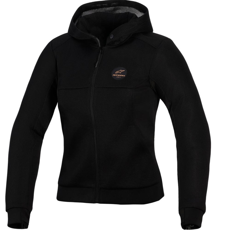Blouson de moto Alpinestars Stella Chrome Superairflow pour femme, noir et cuivre