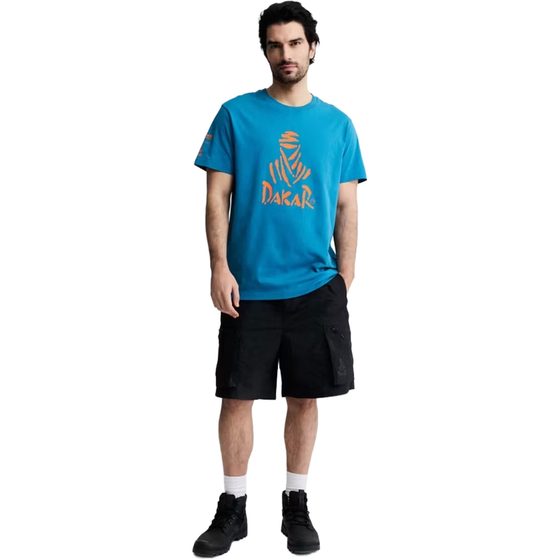 T-shirt bleu Dakar Logo 263