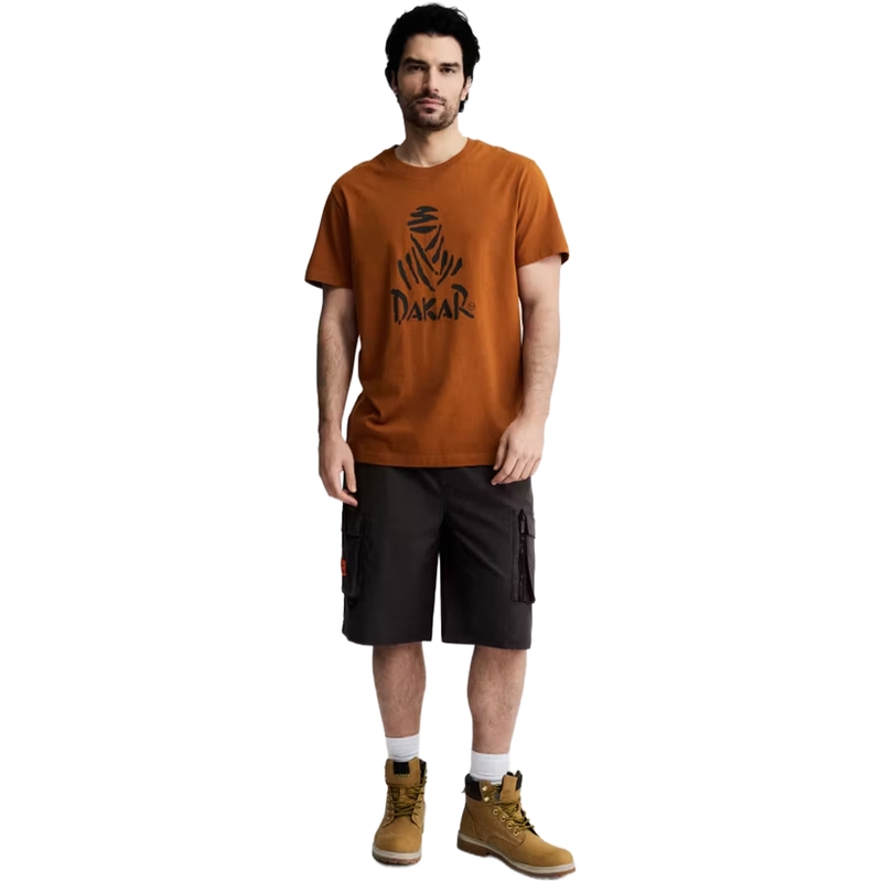 T-shirt marron Dakar Logo 263