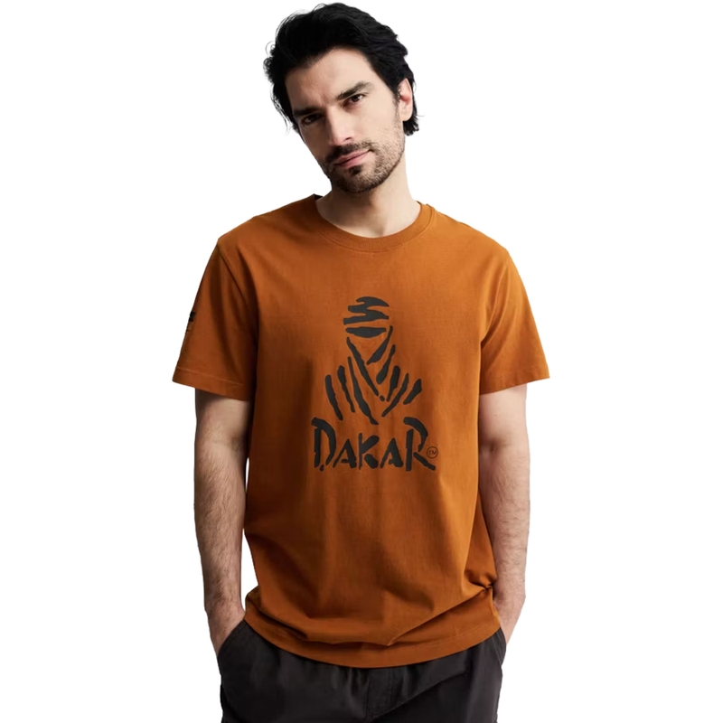 T-shirt marron Dakar Logo 263