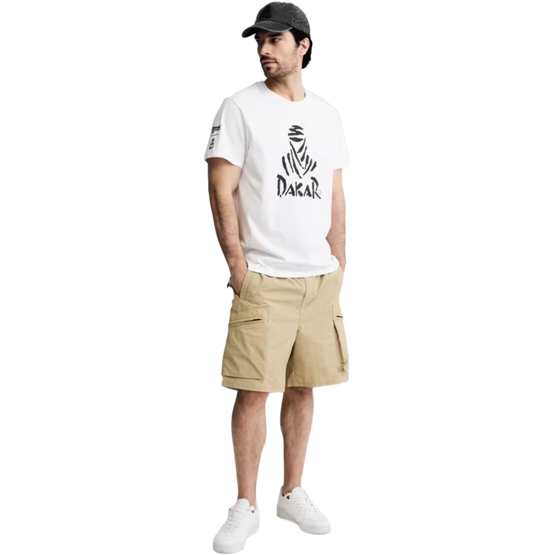 T-shirt blanc Dakar Logo W 263