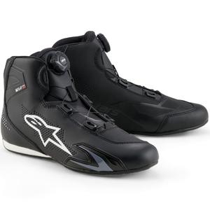 Bottes de moto Alpinestars Celer noires et blanches