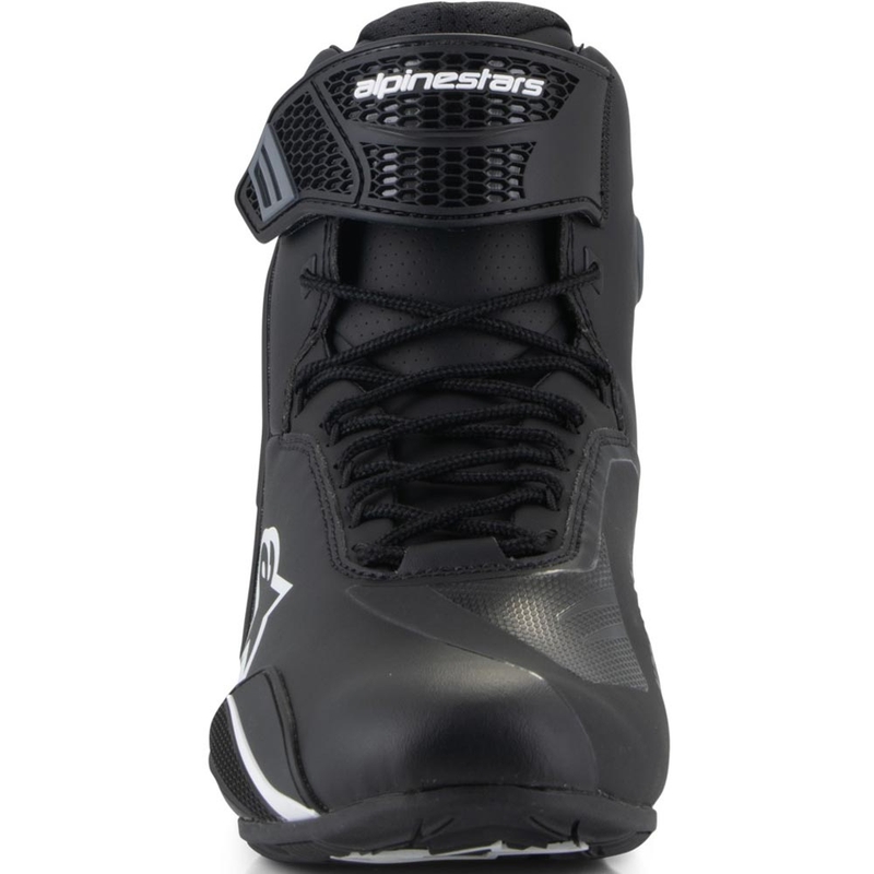 Bottes de moto Alpinestars Faster-4 noires et blanches