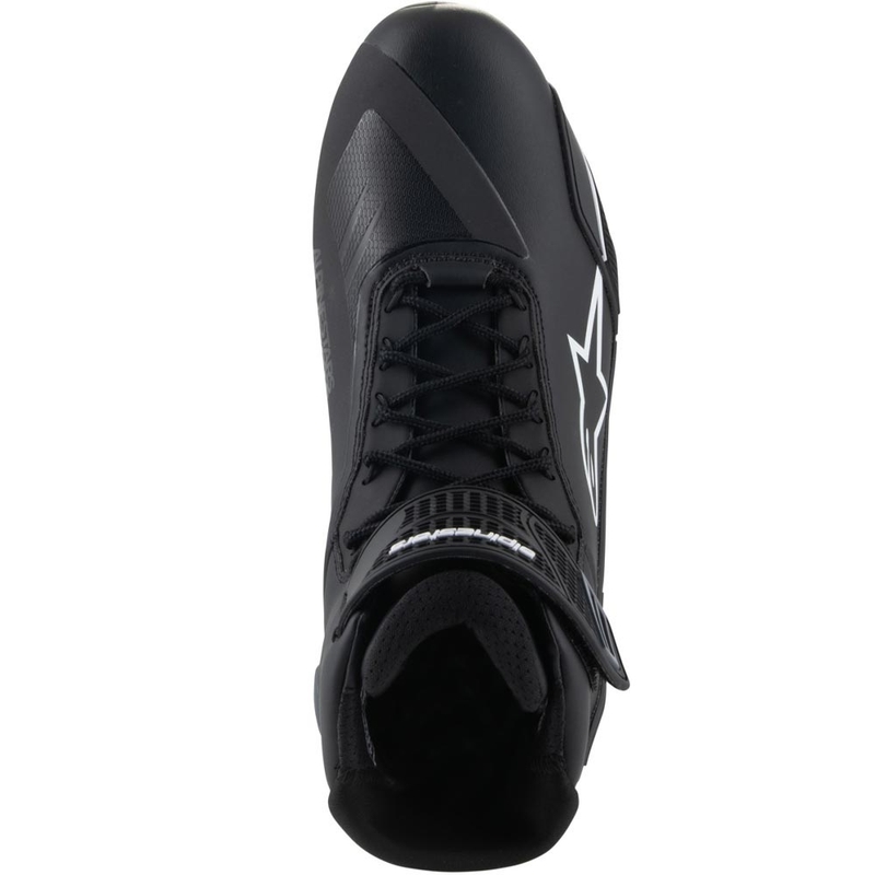 Bottes de moto Alpinestars Faster-4 noires et blanches