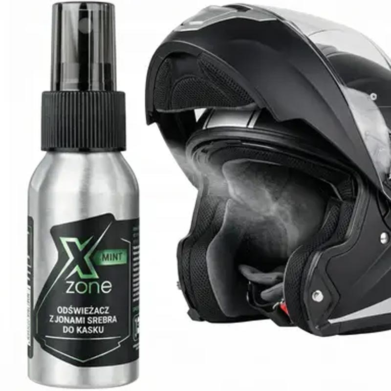 Rafraîchisseur d'intérieur de casque avec ions argentés 50 ml menthe