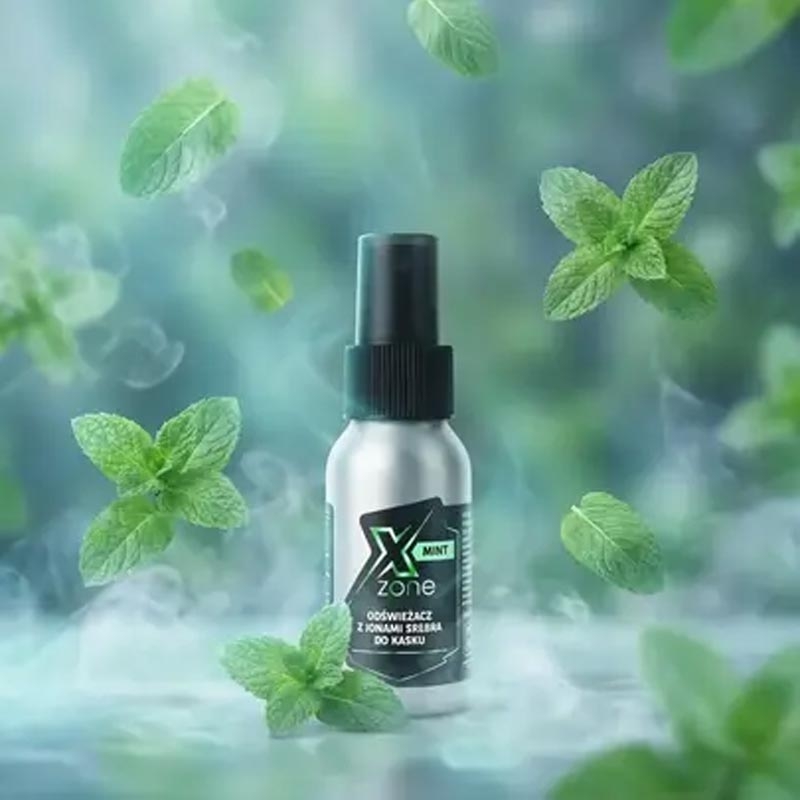 Rafraîchisseur d'intérieur de casque avec ions argentés 50 ml menthe