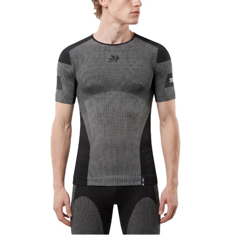 T-shirt fonctionnel SIXS BT TS1L V2 noir carbone