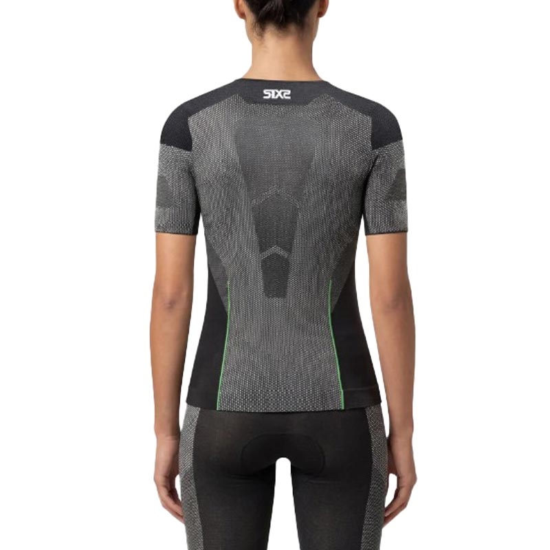 T-shirt fonctionnel SIXS BT TS1L V2 noir carbone