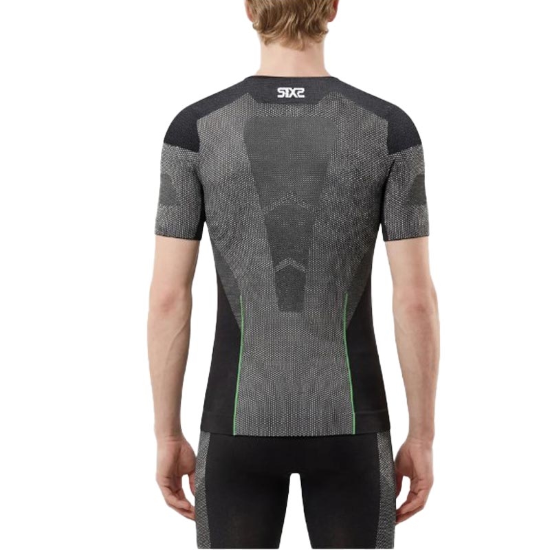 T-shirt fonctionnel SIXS BT TS1L V2 noir carbone