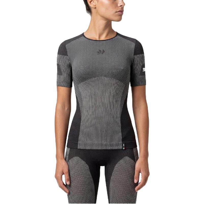 T-shirt fonctionnel SIXS BT TS1L V2 noir carbone