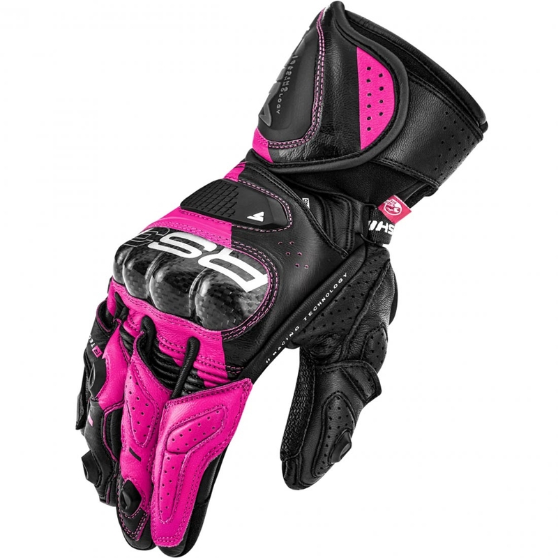 Gants de moto pour femmes Shima RS-3 roses