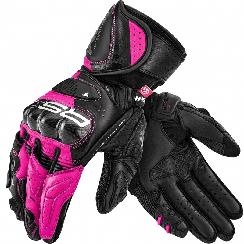 Gants de moto pour femmes Shima RS-3 roses