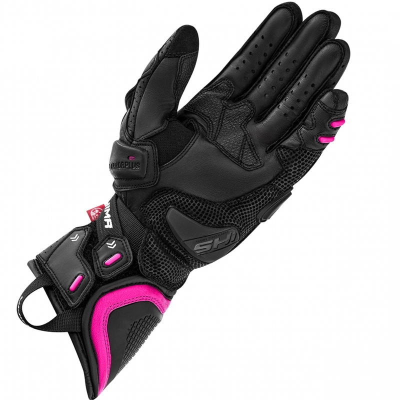 Gants de moto pour femmes Shima RS-3 roses
