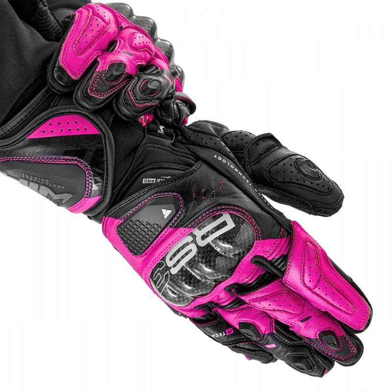 Gants de moto pour femmes Shima RS-3 roses