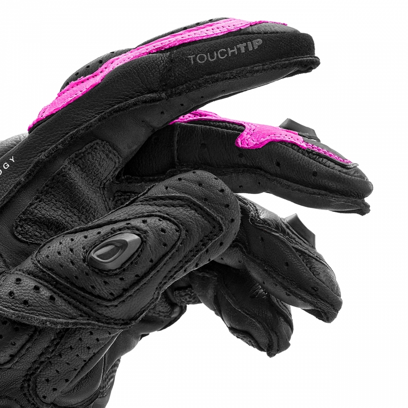 Gants de moto pour femmes Shima RS-3 roses