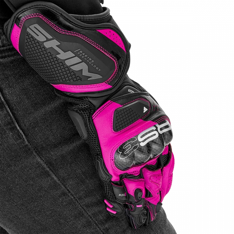 Gants de moto pour femmes Shima RS-3 roses