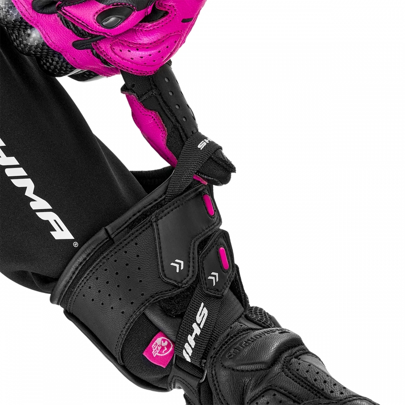 Gants de moto pour femmes Shima RS-3 roses