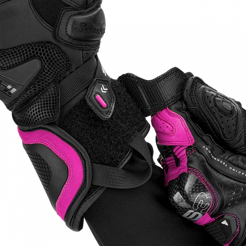 Gants de moto pour femmes Shima RS-3 roses