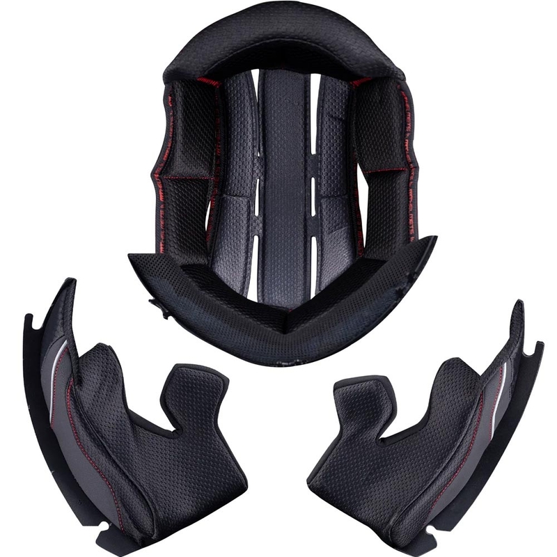 Intérieur de rechange pour casque de moto MT Atom 2 SV, noir
