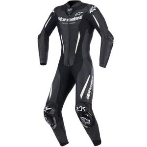 Combinaison de moto en cuir une pièce Alpinestars Stella GP-R7 pour femme, noire