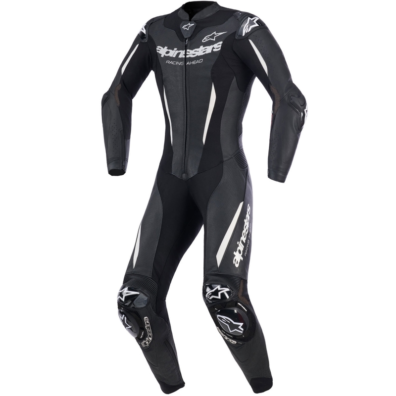 Combinaison de moto en cuir une pièce Alpinestars Stella GP-R7 pour femme, noire