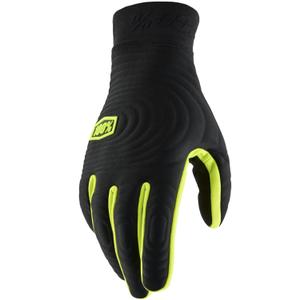Gants de motocross 100% - USA BRISKER EXTREME jaune fluo-noir