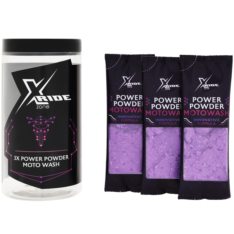 Shampoing en poudre pour motos XzoneRide® Power Powder-Moto Wash 60 g
