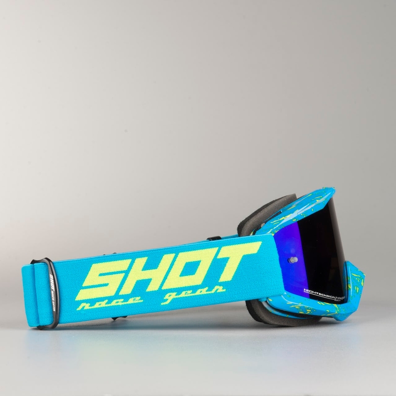 Motokrosové brýle Shot Iris Scratch modro-fluo žluté výprodej