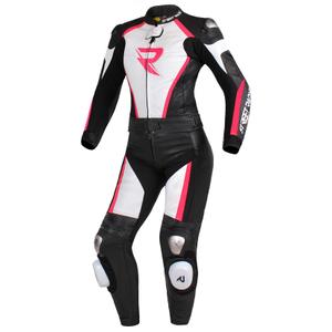 Combinaison pour femmes Street Racer Kiara noir-blanc-rose fluo soldes