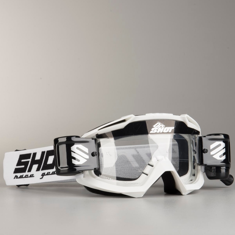 Motokrosové brýle Shot Assault Roll-Off bílé