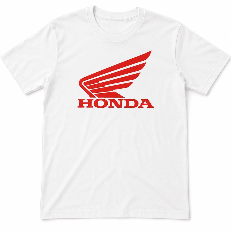 T-shirt blanc Honda Racing Honda Wing