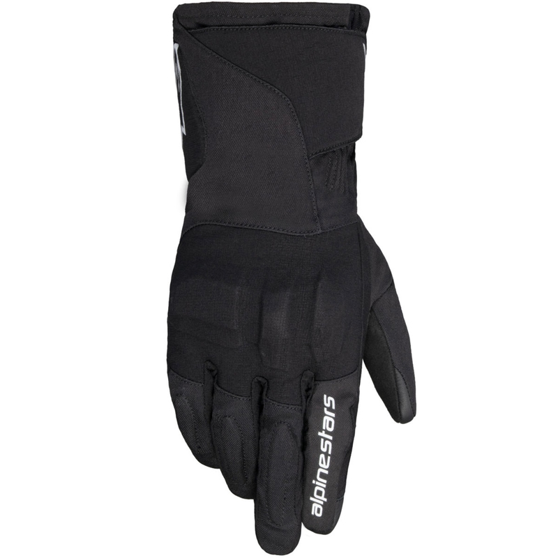 Gants de moto isolés Alpinestars WT-1 Drystar® noirs
