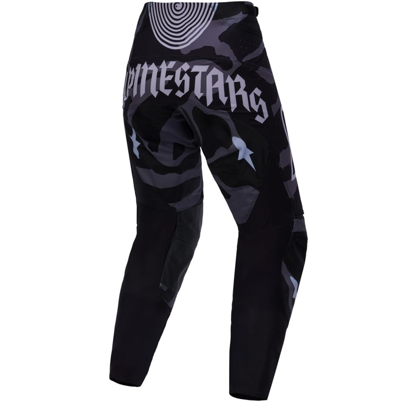 Pantalon de motocross Alpinestars Techstar édition limitée Beast Coast, gris-noir-orange