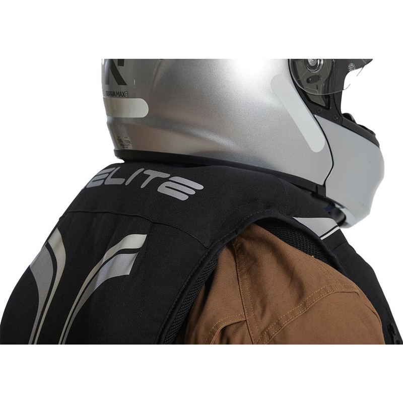 Gilet airbag Helite Double Turtle Hivis vert-jaune