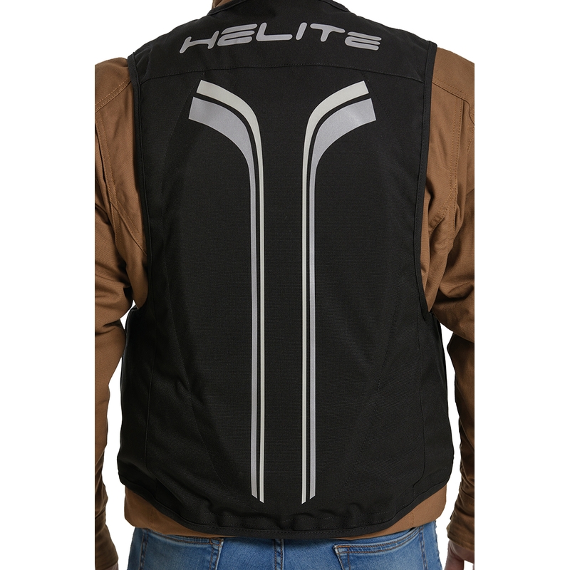 Gilet airbag Helite Double Turtle Hivis vert-jaune