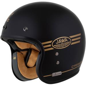 Cassida Eso Jawa Pérák casque ouvert noir perle or